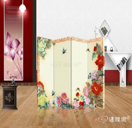  时尚折叠双面屏风隔断 人气新品 P4125