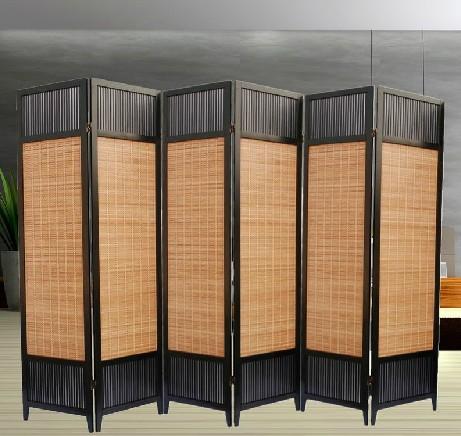 实木竹编家居屏风 玄关时尚家居办公隔断