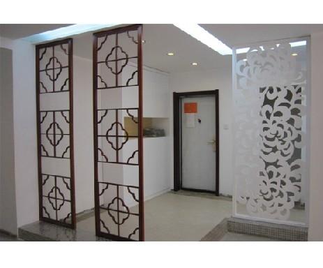 玄关中式镂空屏风雕花板装饰隔断屏墙古典