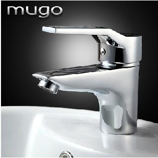  全铜体欧式冷热混水 单孔洗手洗脸台