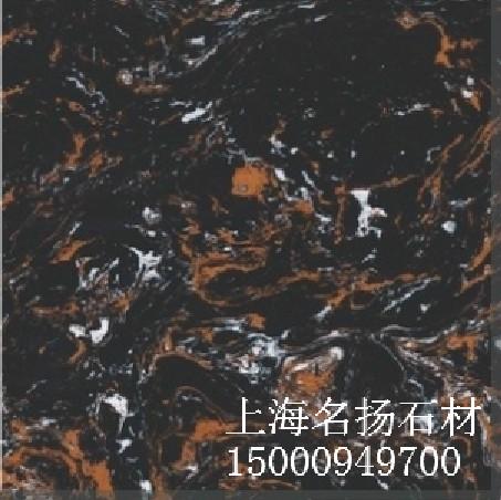 上海人造大理石 灶台台面台面线条门槛走边 黑金花