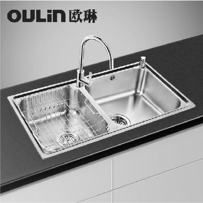 龙头 304不锈钢厨房水槽 洗菜盆正品