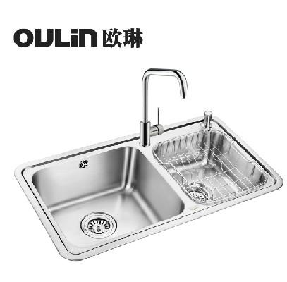 正品双槽套餐 下水304不锈