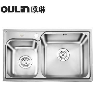  双槽套餐龙头 304不锈钢
