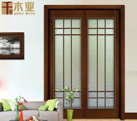 全实木玻璃门烤漆门推拉隔断门