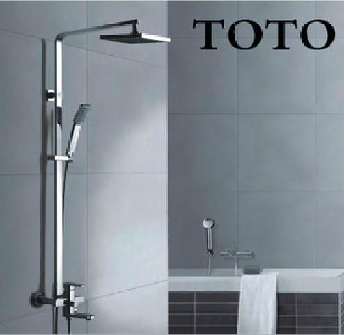 全铜超薄增压双花洒淋浴冷热水龙头