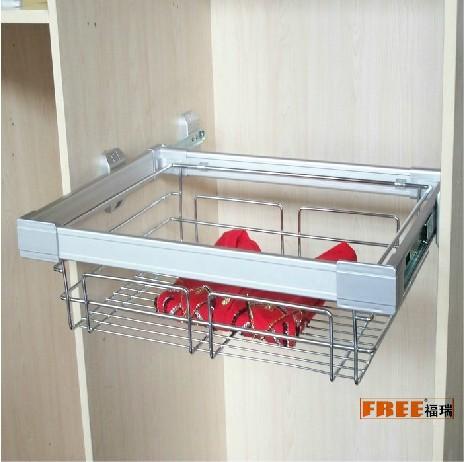 推拉式衣柜拉篮储物篮/组合架可定做