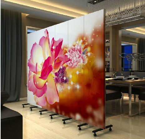 折叠屏风 玄关屏风隔断 绽放 pf-31