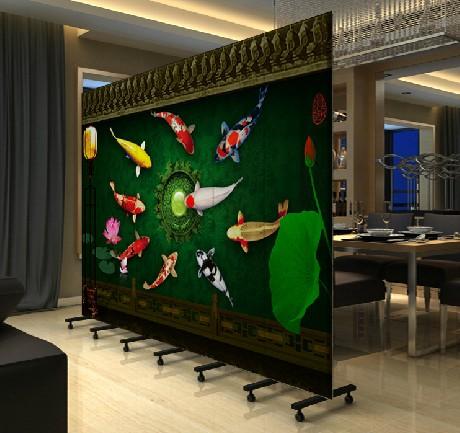 实木时尚 屏风隔断 玄关家居 摆设折屏 pf-67