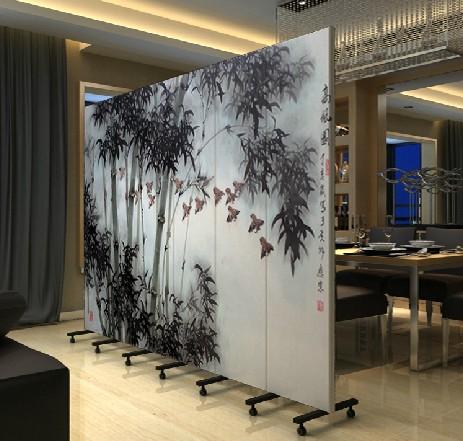  隔断玄关家居折屏 加厚型 实木加板 pf-17