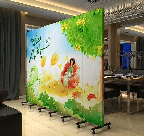 田园家居潮流 简约折屏 儿童 pf-36