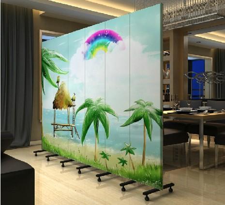 时尚布艺折屏 田园风景 卡通系列 pf-22