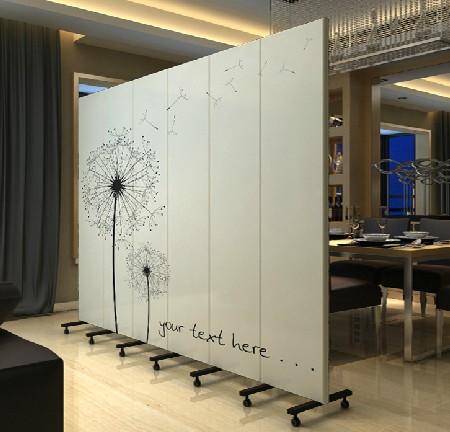 推拉玄关门 商店酒店 办公用品 蒲公英 pf-70