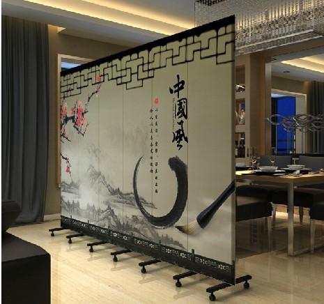 玄关隔断 6扇折屏 书法系列 pf-123