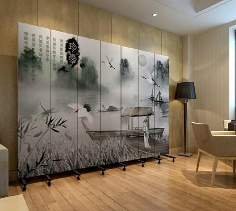 实木布艺玄关门 酒店办公 珍惜pf7-37