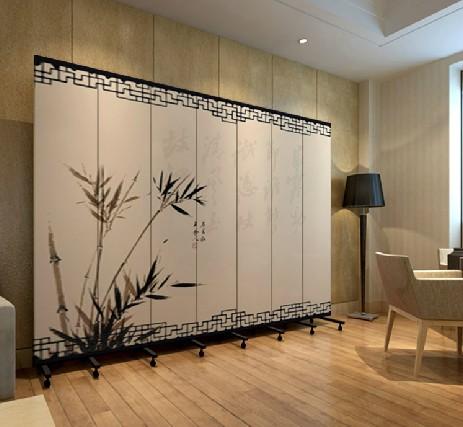 实木布艺 玄关门 节节高升 pf7-73