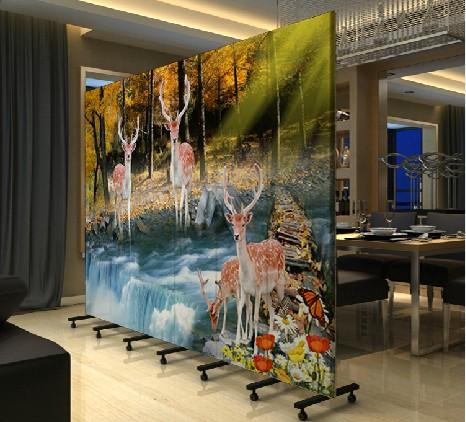 玄关隔断办公酒店 风景动物 pf-160