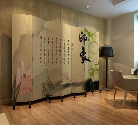  实木布艺玄关门 酒店办公印象 pf7-66