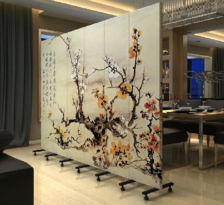 中式家居 玄关门折屏 防水加板 pf-18