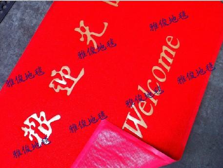 PVC防水塑料门垫 欢迎光临地垫 防滑进门垫子 脚