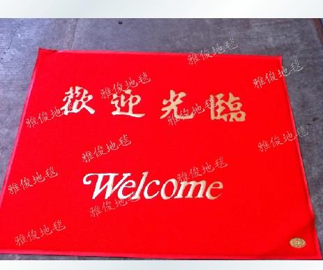 PVC防水塑料门垫 欢迎光临地垫 防滑进门垫子 脚