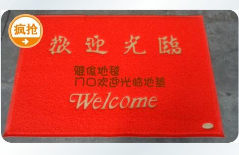 加厚门厅塑料防滑地垫pvc塑胶入户红地毯出入平安进