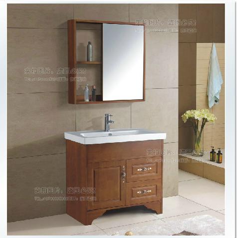 中式现货橡木浴室柜3247洗手台 浴柜