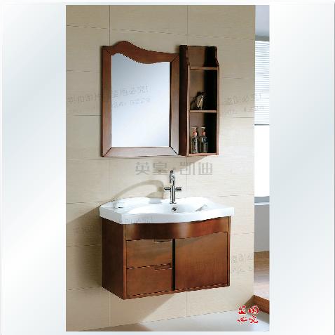 橡木浴室柜W8131 树叶型浴柜