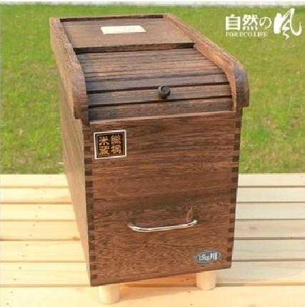 碳化桐木米箱米缸米桶橱柜保鲜米桶