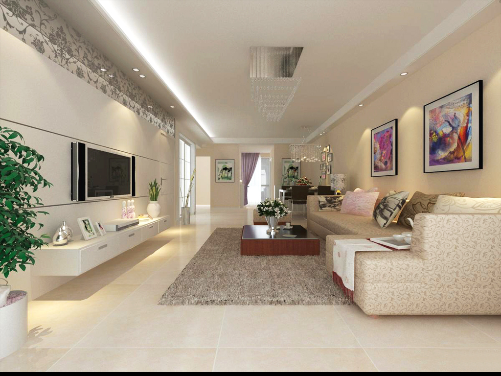 公寓式客厅效果