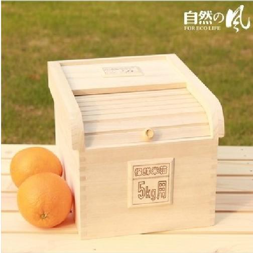 本色桐木米箱米缸米桶 储粮箱保鲜米桶储米箱