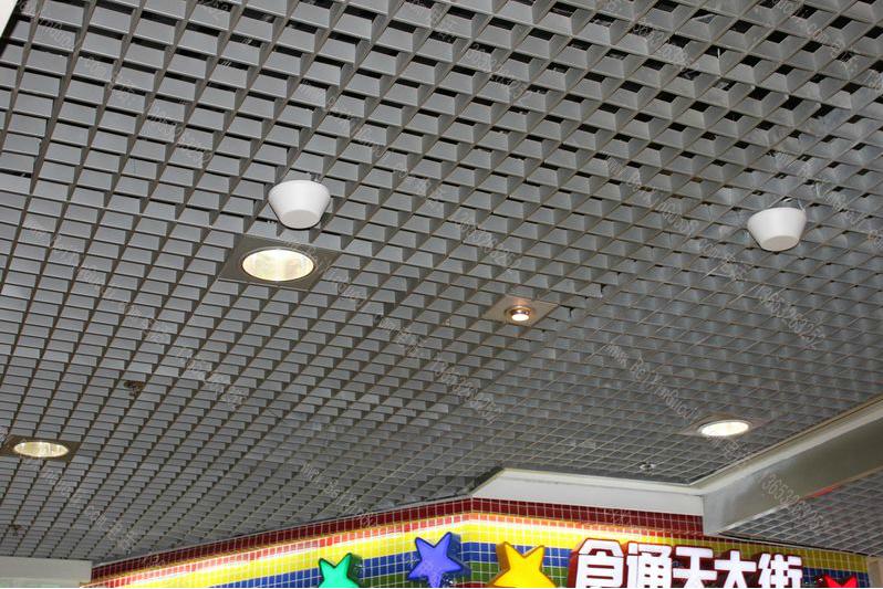 塑料PVC格栅塑钢吊顶标准尺寸35毫米各色格栅
