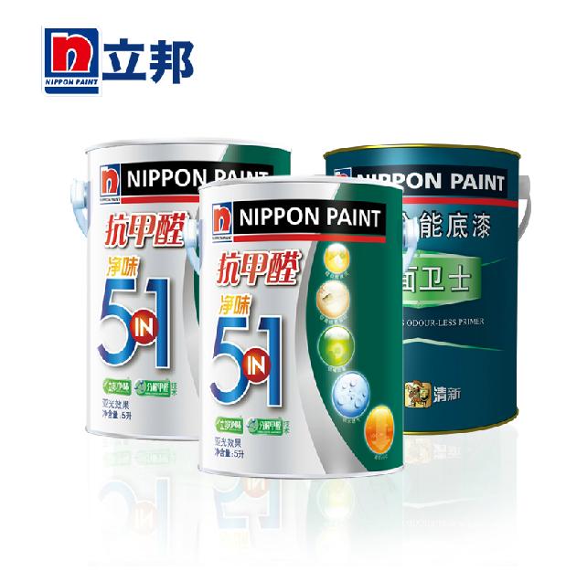 立邦漆 抗甲醛净味五合一5合1内墙乳胶漆