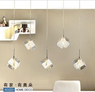M简约时尚水晶灯吊灯具餐厅灯吧台灯具灯饰