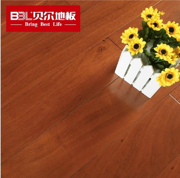 贝尔地板 木地板 纯实木地板 番龙眼 厂家直销 马