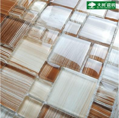 大树水晶马赛克 玻璃材质 地中海 