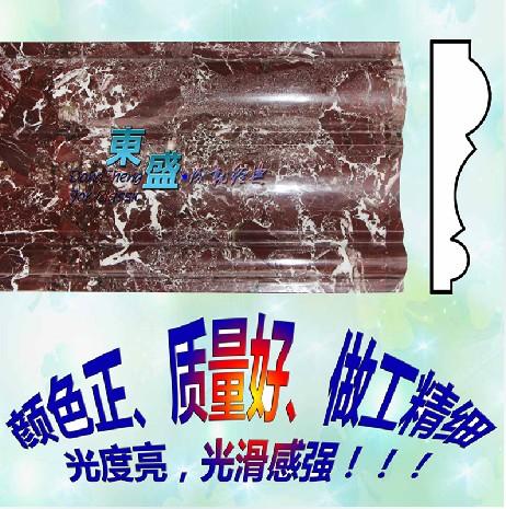 紫罗红大理石石线条石材直线条窗套门套窗镜框顶角线条