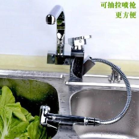 洗菜盆水龙头 抽拉水龙头 水槽冷热