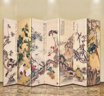 家居 玄关 实木屏风 隔断 lls_701