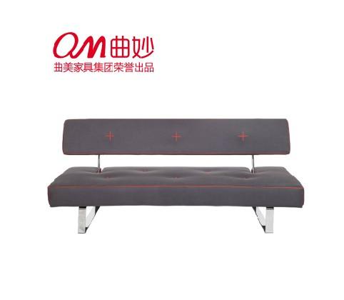 曲妙 曲美家具 现代简约沙发 钢架布艺沙发