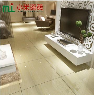 小米中黄色 玻化砖800x800 