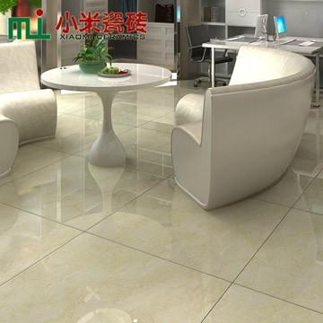 小米浅黄色玻化砖 防滑800*800