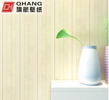 条纹无纺布墙纸 卧室客厅背景墙纸qhj-t