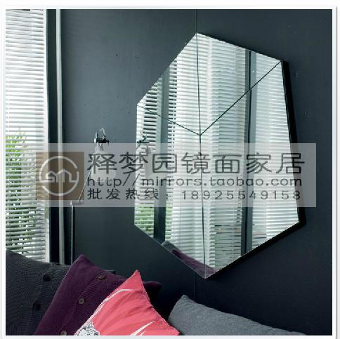 素面现代镜子 装饰镜 玄关镜 浴室镜